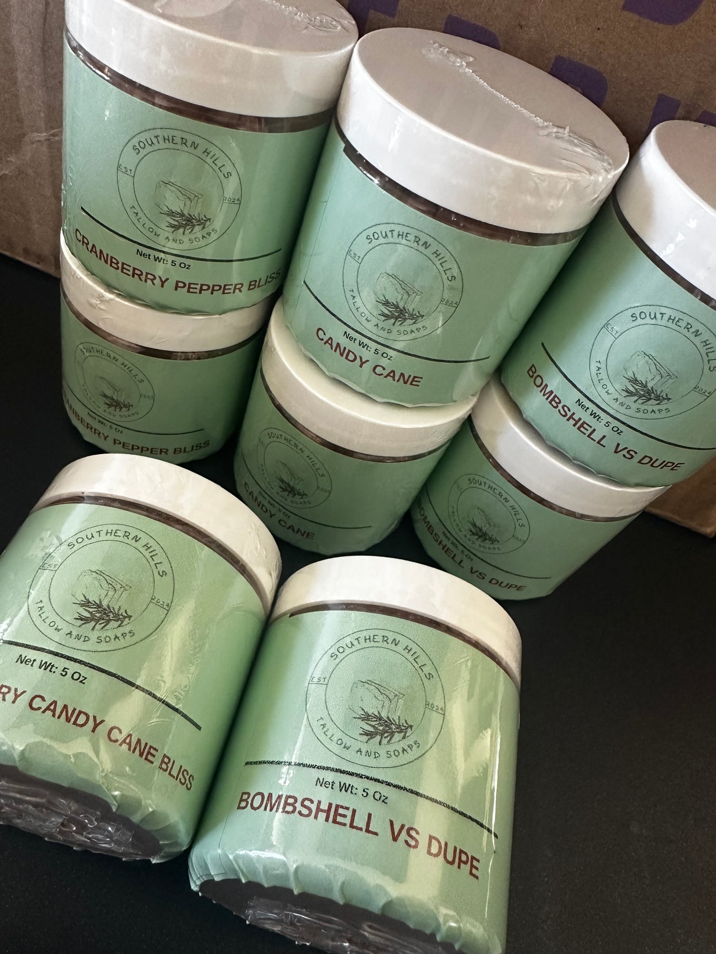 Cranberry candy cane bliss salt scrub